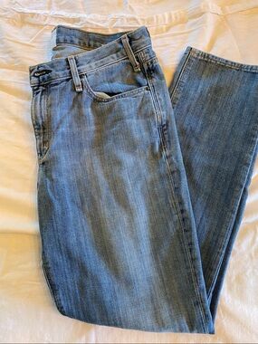 McGuire Denim Valetta "Damn Fine" Straight Leg Jeans Light Wash